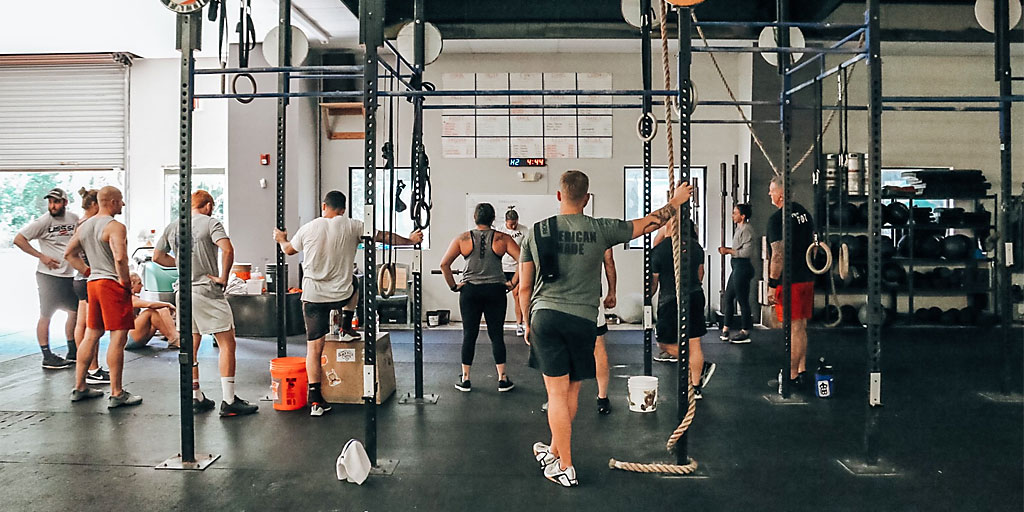 EOB Crossfit class in session