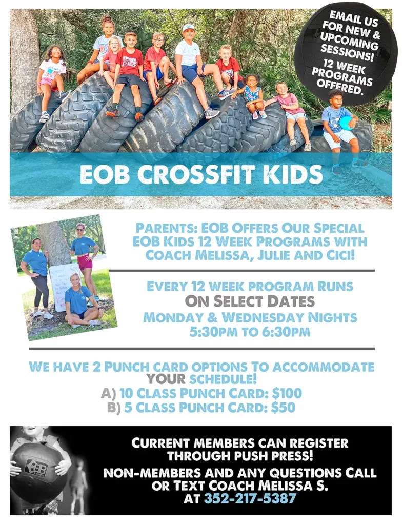 EOB Crossfit Kids flyer